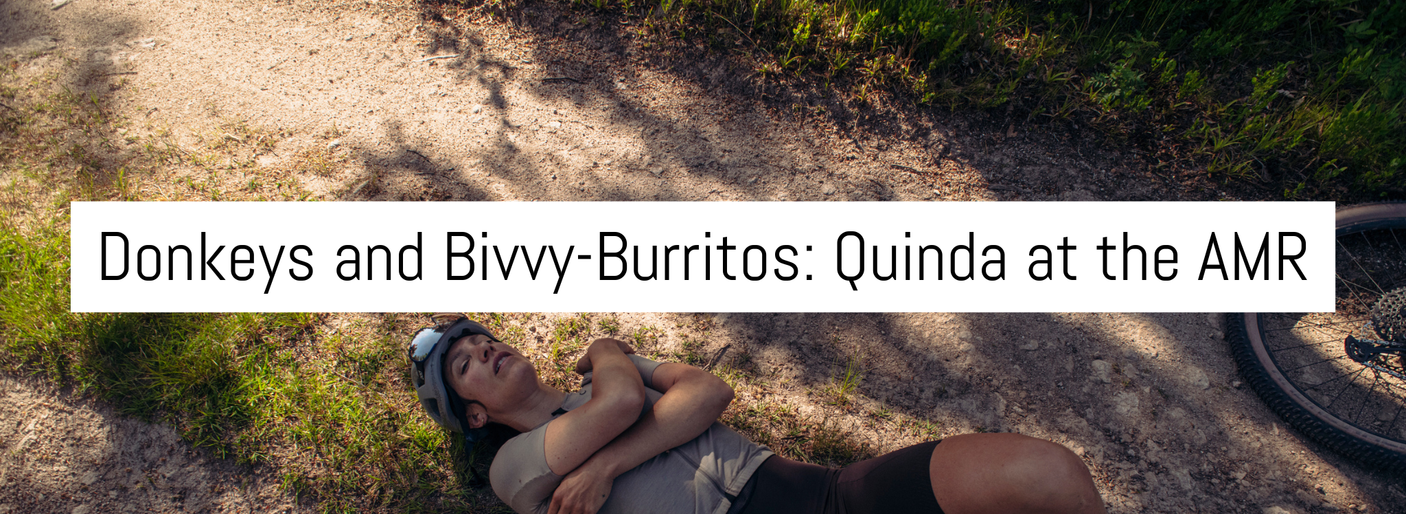 Donkeys and Bivvy-Burritos: Quinda at the AMR